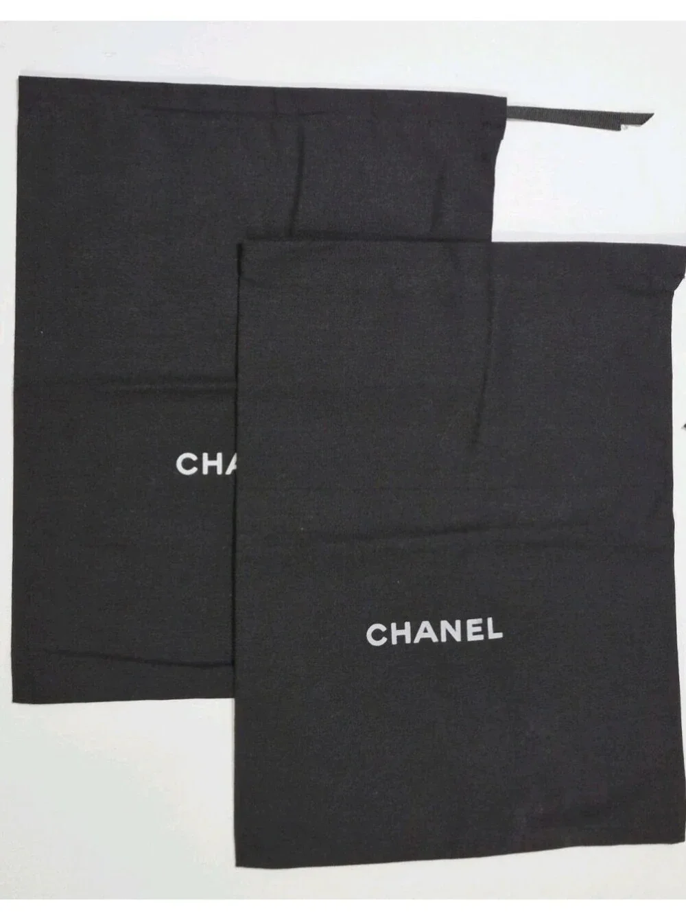 Chanel Lot of Empty Shoe Boxes + Dust Bags + Pouch + Shopping Paper Bag ...